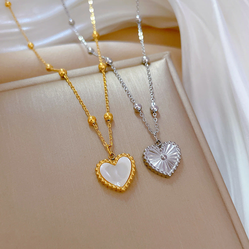 Minimalist Heart Necklace in Gold – Valentine’s Day Gift for Women