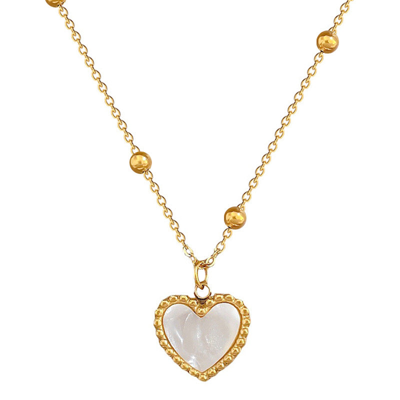 Minimalist Heart Necklace in Gold – Valentine’s Day Gift for Women